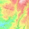 Vabre-Tizac topographic map, elevation, terrain