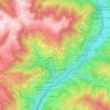 Klausen topographic map, elevation, terrain