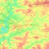 East Lampeter Township topographic map, elevation, terrain