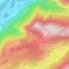 Champ-Laurent topographic map, elevation, terrain