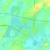 Marshall topographic map, elevation, terrain