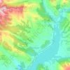 Salàs de Pallars topographic map, elevation, terrain