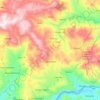Labinot Mal topographic map, elevation, terrain