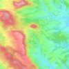 Žampach topographic map, elevation, terrain
