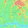 Marilândia topographic map, elevation, terrain