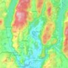 Colton topographic map, elevation, terrain