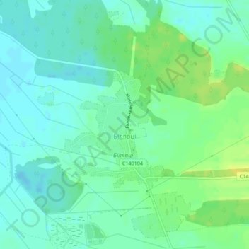 Biliavtsi topographic map, elevation, terrain
