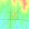 Lebanon topographic map, elevation, terrain