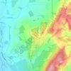 Wellington Heath topographic map, elevation, terrain