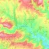 Vernhams Dean topographic map, elevation, terrain