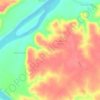 Dolatpura topographic map, elevation, terrain