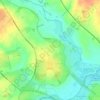 Cosgrove topographic map, elevation, terrain