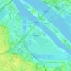 Lucavsala topographic map, elevation, terrain