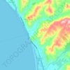 Morro Strand State Beach topographic map, elevation, terrain