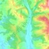 Marcillac-la-Croze topographic map, elevation, terrain