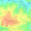 Wortham topographic map, elevation, terrain