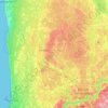 Limbažu novads topographic map, elevation, terrain