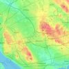 Knowsley topographic map, elevation, terrain