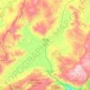 Elmalı topographic map, elevation, terrain