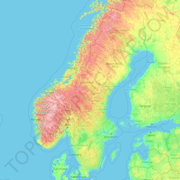 Sweden Geography and Maps