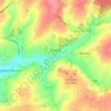 Fricourt topographic map, elevation, terrain
