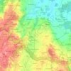 Sangrūdos seniūnija topographic map, elevation, terrain