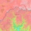 Gasa District topographic map, elevation, terrain