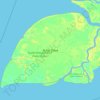 Pulau Dolak topographic map, elevation, terrain