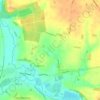 Billingford topographic map, elevation, terrain