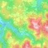 O Ermo topographic map, elevation, terrain