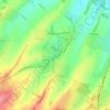Eythorne topographic map, elevation, terrain