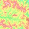 冷水镇 topographic map, elevation, terrain