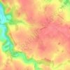 Riville topographic map, elevation, terrain