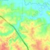 Flint Hill topographic map, elevation, terrain