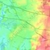 Albrighton topographic map, elevation, terrain