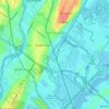 East Rutherford topographic map, elevation, terrain