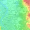 gmina Sobienie-Jeziory topographic map, elevation, terrain