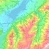 Sachseln topographic map, elevation, terrain