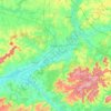 Communauté d'agglomération Chauny-Tergnier-La Fère topographic map, elevation, terrain