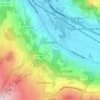 Domancy topographic map, elevation, terrain