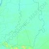 Muara Padang topographic map, elevation, terrain