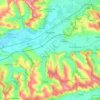 Ungheni topographic map, elevation, terrain