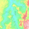Várzea da Palma topographic map, elevation, terrain