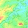 Dilwyn topographic map, elevation, terrain