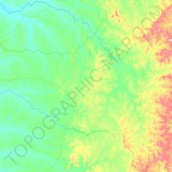 Goianorte topographic map, elevation, terrain
