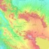 Karo topographic map, elevation, terrain