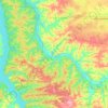 Stewart County topographic map, elevation, terrain