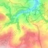 Healeyfield topographic map, elevation, terrain