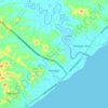 Manggar topographic map, elevation, terrain