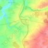 Mars-la-Tour topographic map, elevation, terrain